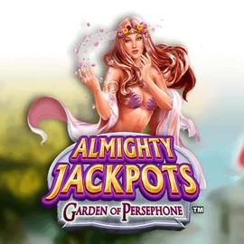 Almighty Jackpots: Garden of Persephone by Novomatic, showcased at tombrichess.nl – game logo