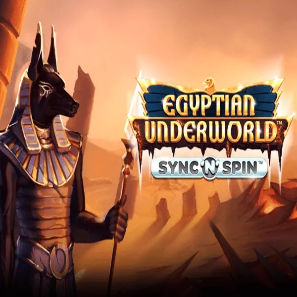 Egyptian Underworld logo by Greentube at Tombriches Casino