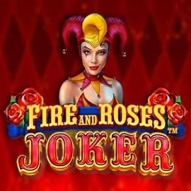Fire and Roses Joker slot logo by Triple Edge Studios at Tombriches Casino