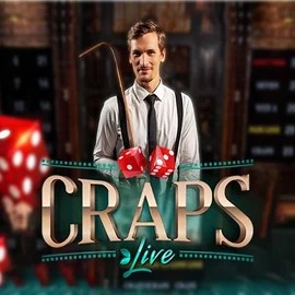 Live Casino logo of Live Craps from Evolution at Tombriches Casino