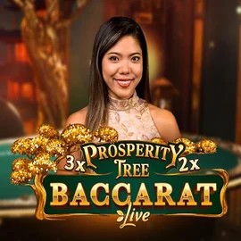 Prosperity Tree Baccarat slot visual from Evolution available on tombrichess.nl