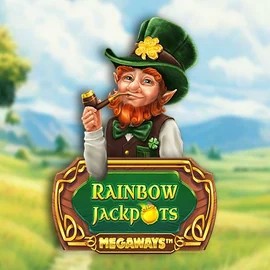 Rainbow Jackpots Megaways game by Red Tiger Gaming – logo hosted on Tombriches Casino